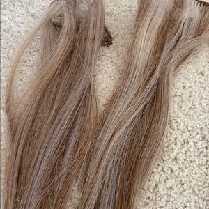 6 piece clip in extensions Remy